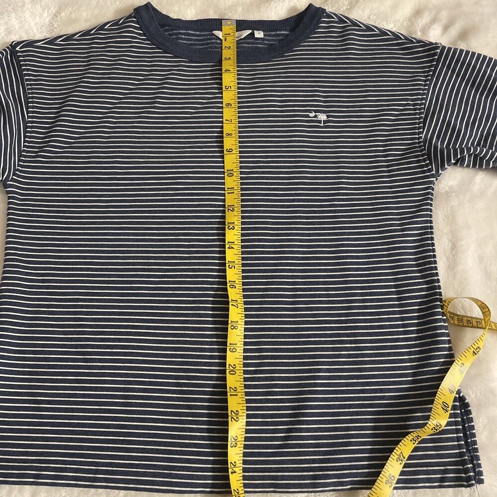 Vineyard Vines Striped Long Sleeve Pullover Blue with white stripes XL - Picture 9 of 10